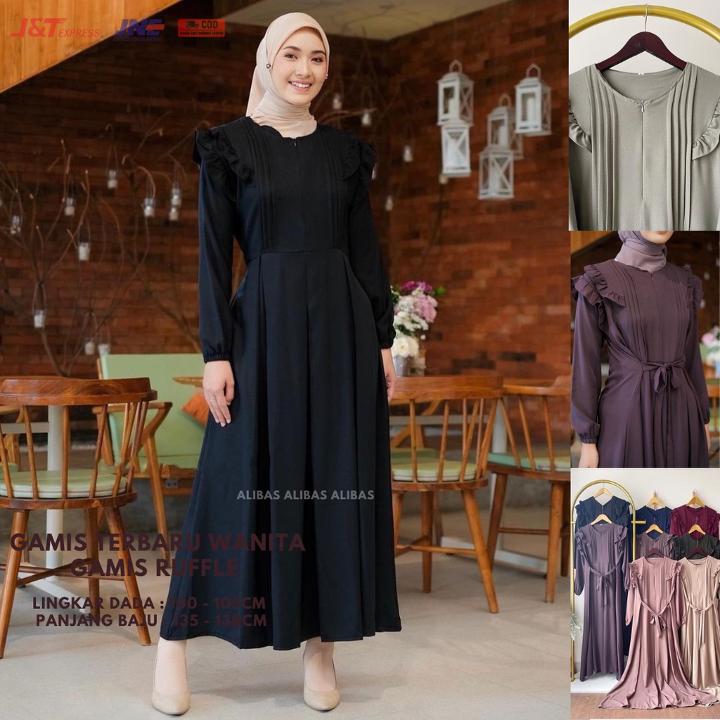 baju muslim wanita terbaru baju muslin dewasa baju muslim kekinian model baju gamis terbaru lebaran 