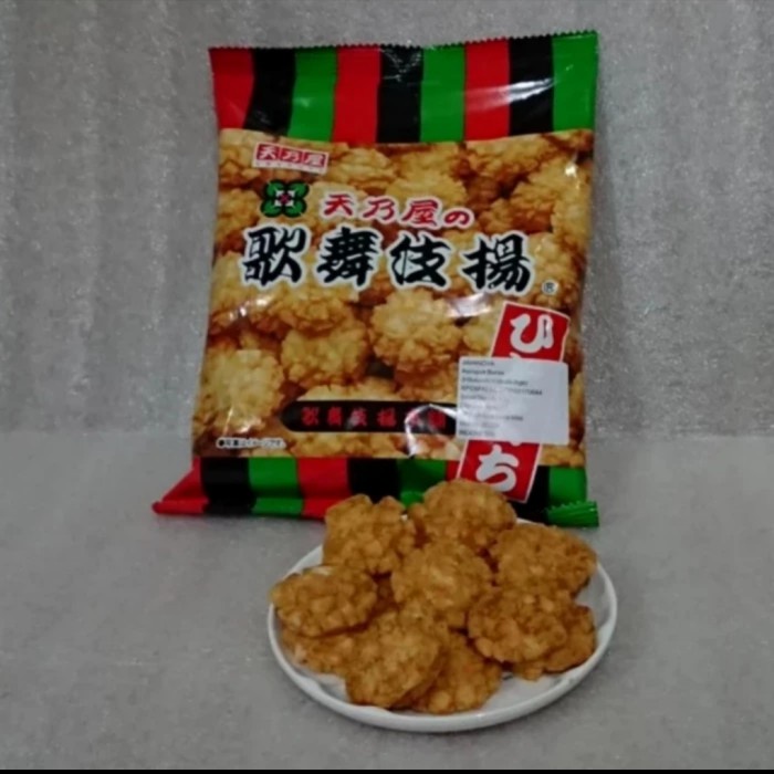 

kameda kakinotane rice snacks snack Jepang dari beras - age kecap shoyu
