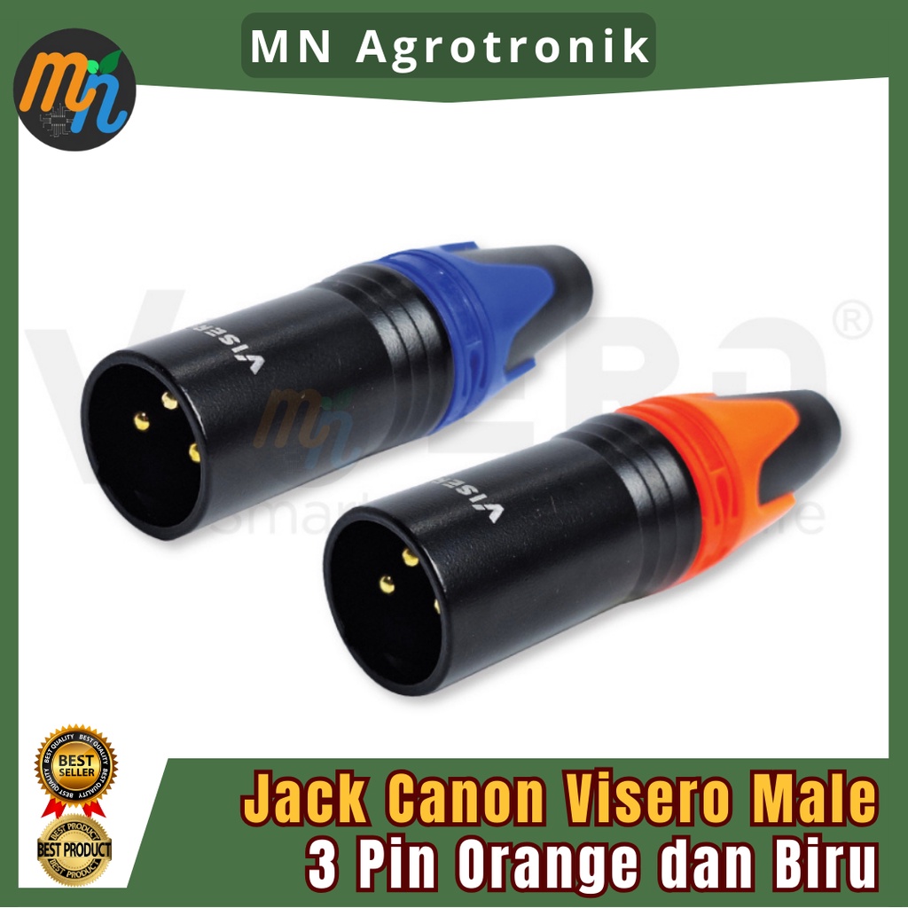 Jack Canon Visero Male 3 Pin