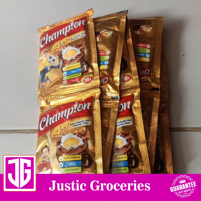 

champion susu coklat renteng (10 sachet)