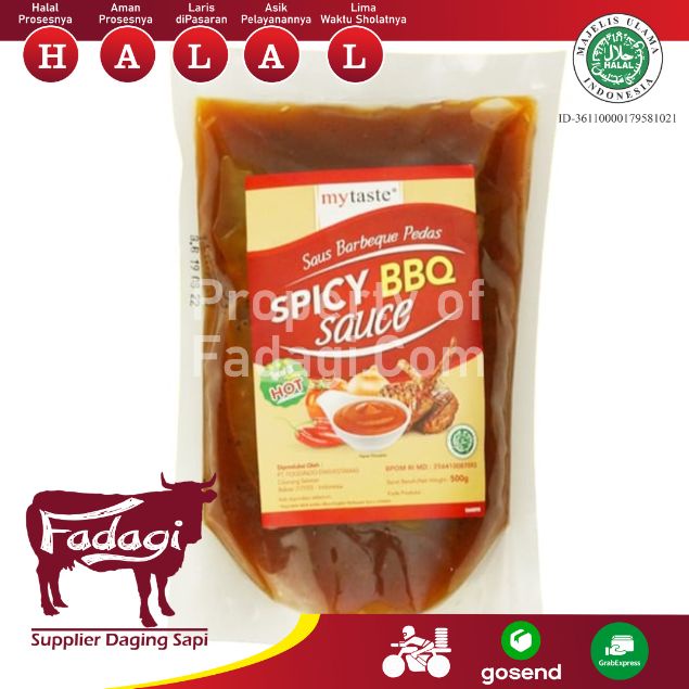 

MY TASTE Saus BBQ Spicy Level 3 (500 gr)