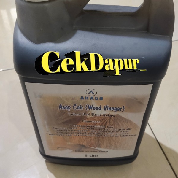 Termurah TM TERMURAH ASAP CAIR GRADE C PENGHILANG BAU PENGAWET KAYU RAYAP 5 LITER ASLI PP