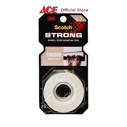 

Ace - 3m Double Tape Scotch Foam Mounting Tape 25x1.5 Mtr