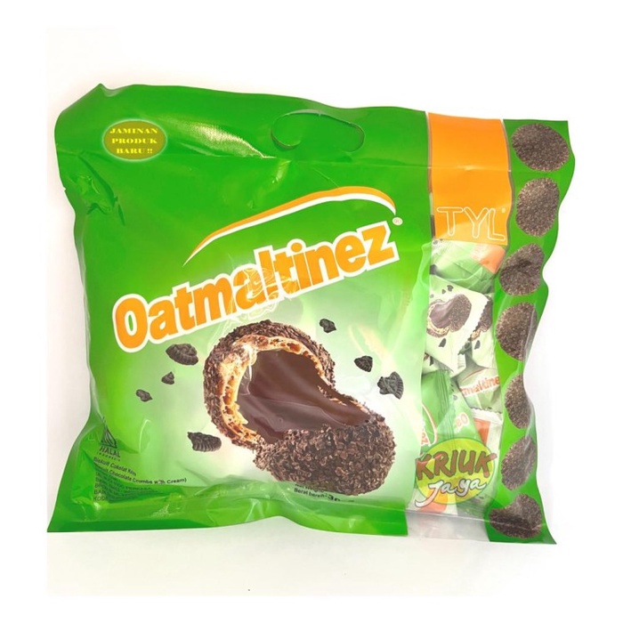 

FLASH SALE - PROMO SPESIAL OatMaltinez - Crumbs With Chocolate - Wafer Bola Isi COKLAT 300 Gram