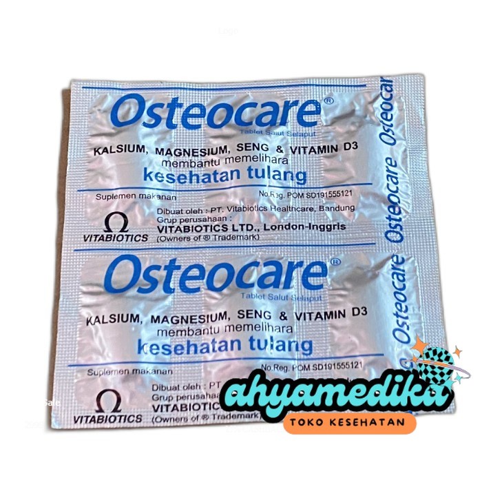 (BISA COD)- osteocare PER strip 6 tablet original ORIGINAL