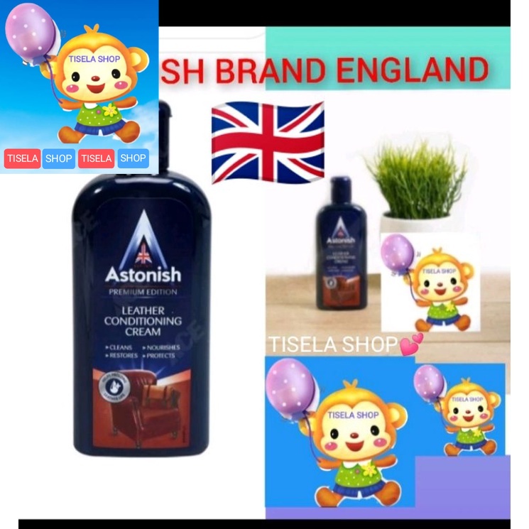 Astonish 235ml made in england UK inggris ori Leather Cleaner Pembersih Kulit Sofa kursi sepatu tas 