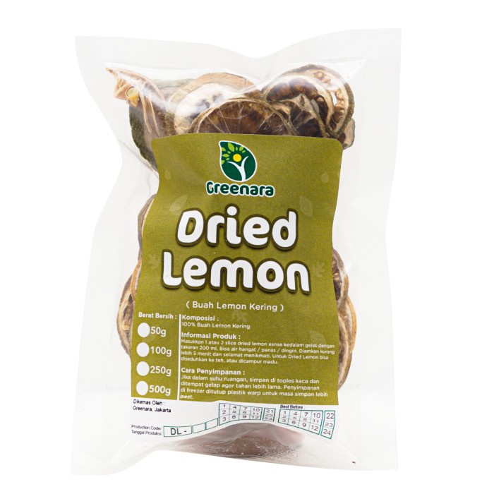 

[KUALITAS TERBAIK] Lemon Kering 25gr / Dried Lemon Termuarah