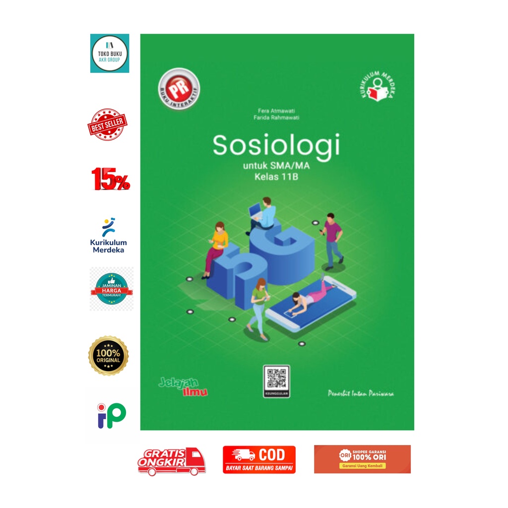 Buku PR/LKS interaktif SOSIOLOGI SMA Kelas 11 Semester 2 Kurikulum Merdeka Tahun 2024