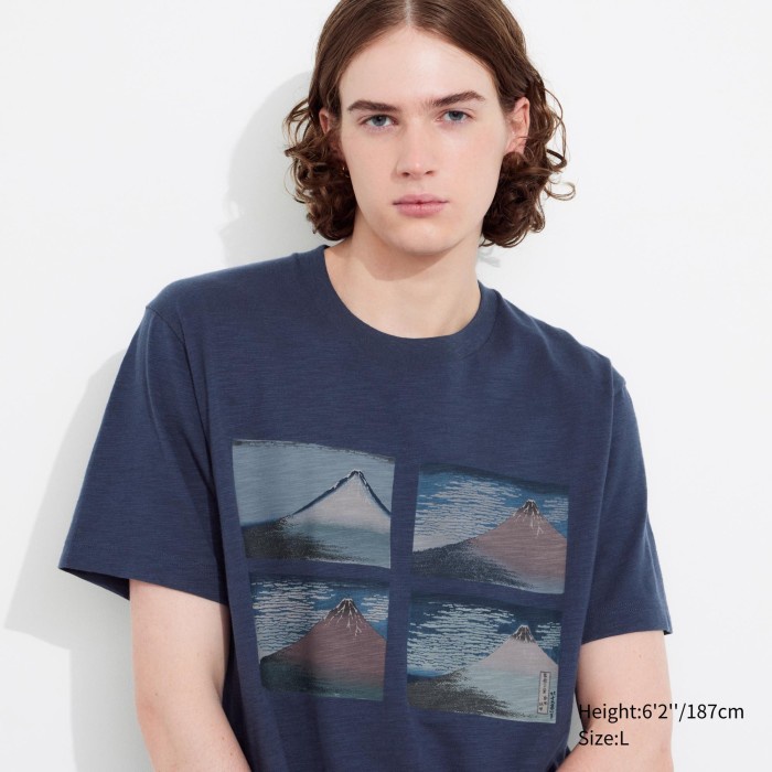 UNIQLO UT Hokusai Lengan Pendek468897 Uniseks