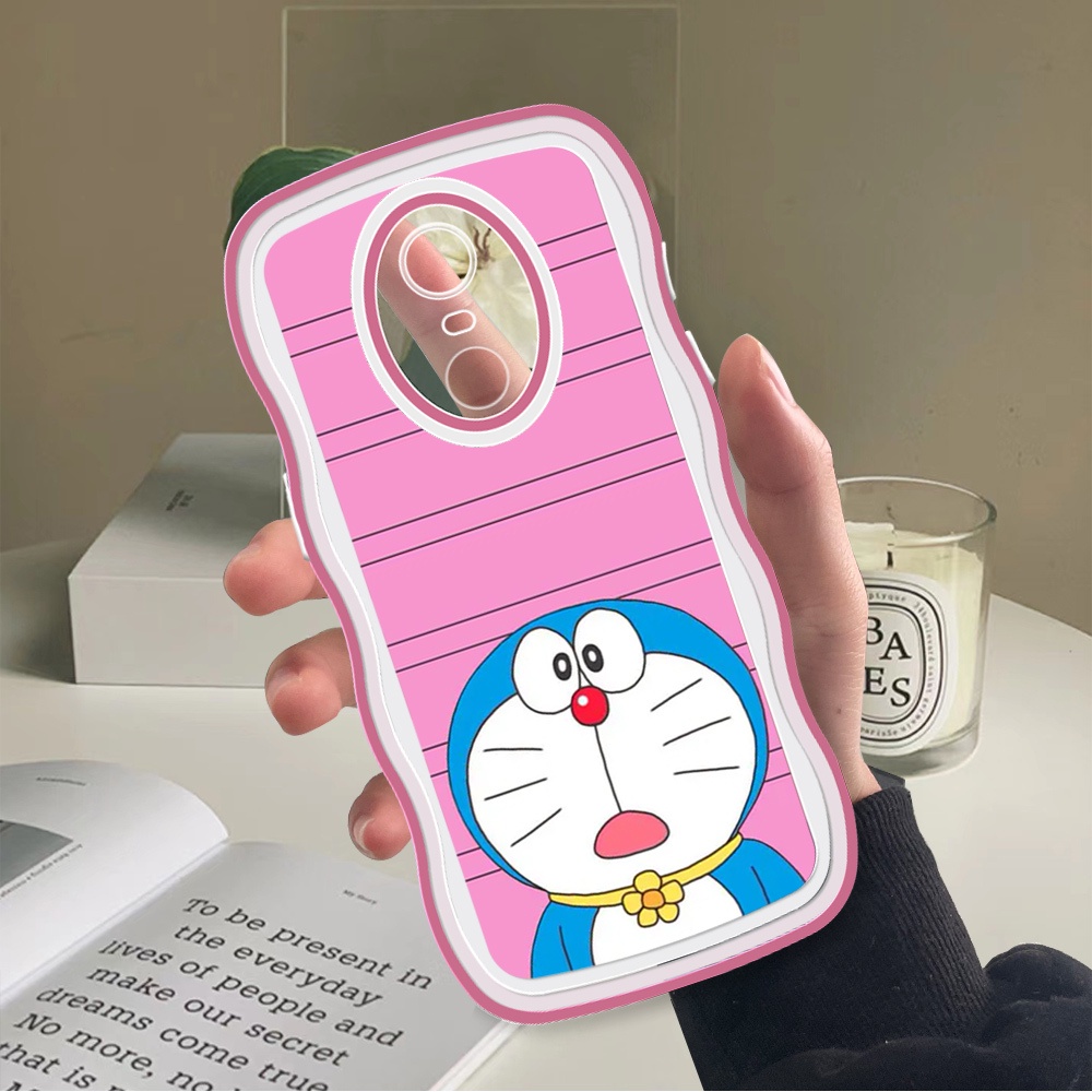 (Wave Case) Untuk Xiaomi Redmi 5 Plus 5A 4X Casing Cartoon Doraemon Cover Shockproof Silicone Ponsel