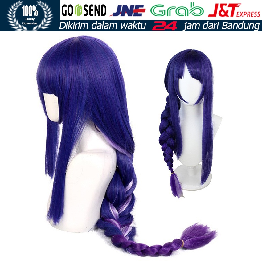 Wig Manmei Raiden Baal Electro Archon / Wig Cosplay Genshin Impact