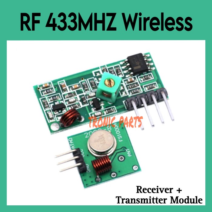 433MHZ RF Wireless Module 433 MHz Transmitter dan Receiver Modul TX RX