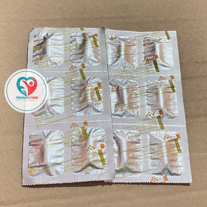 (murah)- optimax vitamin mata per strip -100% originale