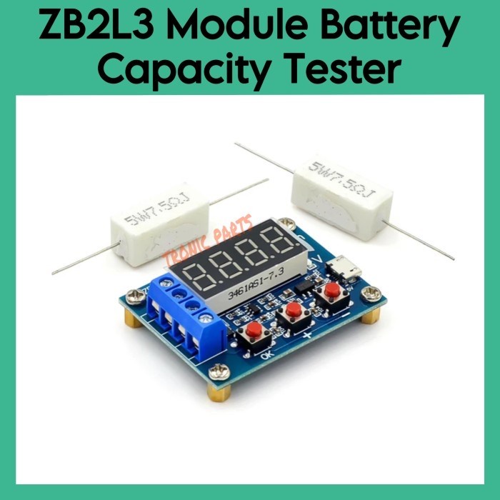 ZB2L3 Module Battery Capacity Tester / Discharge Kapasitas Baterai