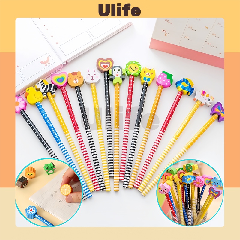 

Pensil Karakter + Penghapus Pensil Lucu Ada penghapus Pensil Fancy Pensil Unik Karakter Souvenir