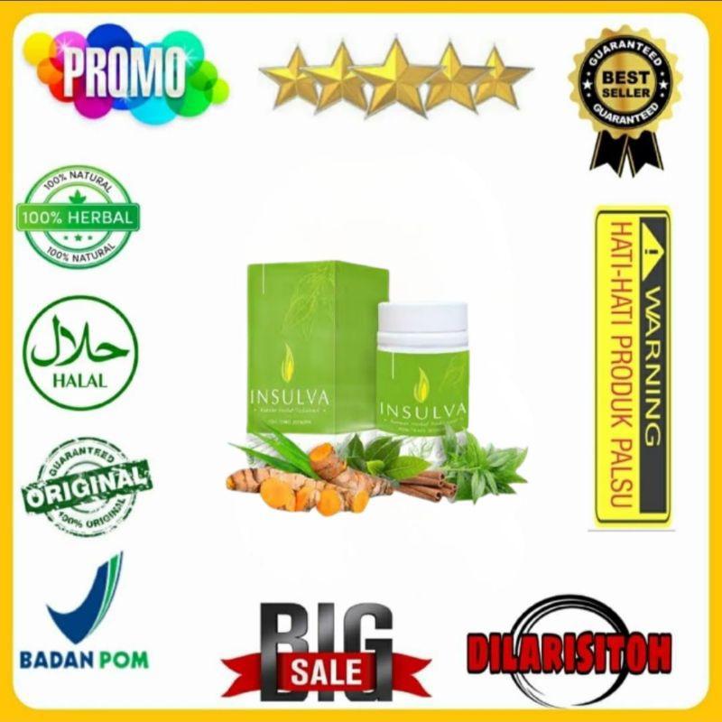 INSULVA Original Obat Herbal Diabetes Terbaik Asli