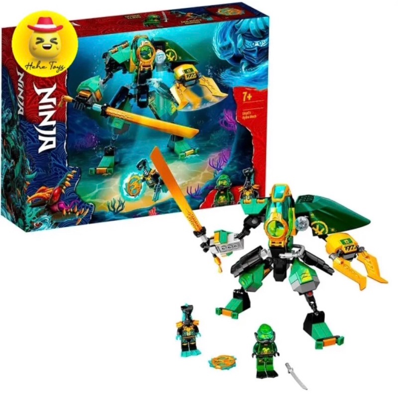C38DH Ninja series block 07082 Lloyd hidro mech brick blok mainan edukasi bongkar pasang lego kkv