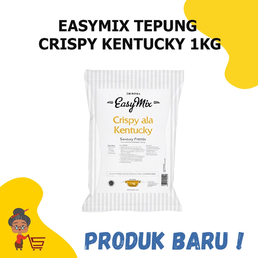 

EASYMIX PREMIX 1kg / EASYMIX TEPUNG CRISPY KENTUCKY / EASYMIX KENTUCKY