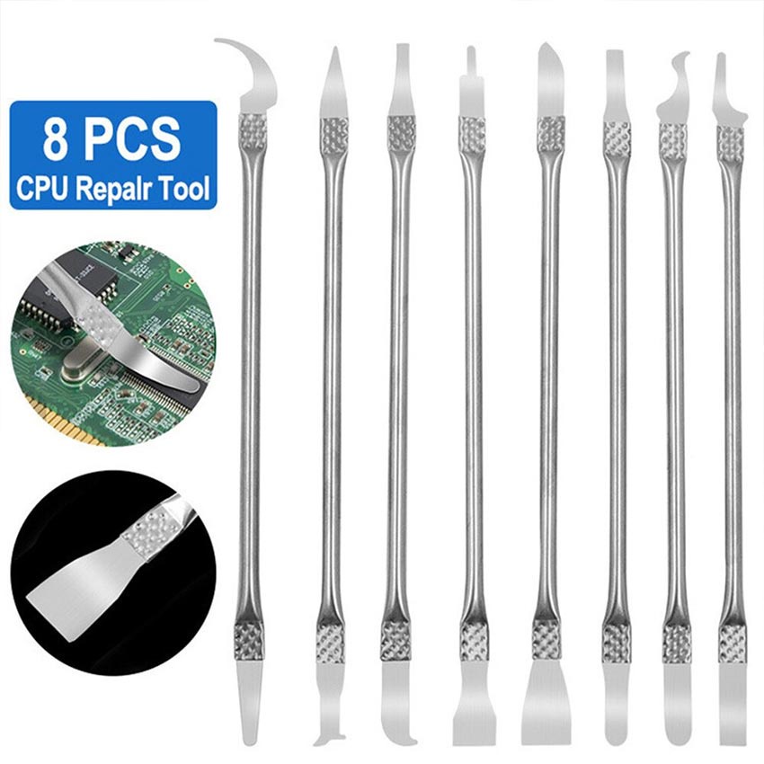 8in1 Crowbar Pisau Congkel eMMc CPU Opening Tools Alat Pembersih CPU HP Pisau Congkel IC Emmc Cpu