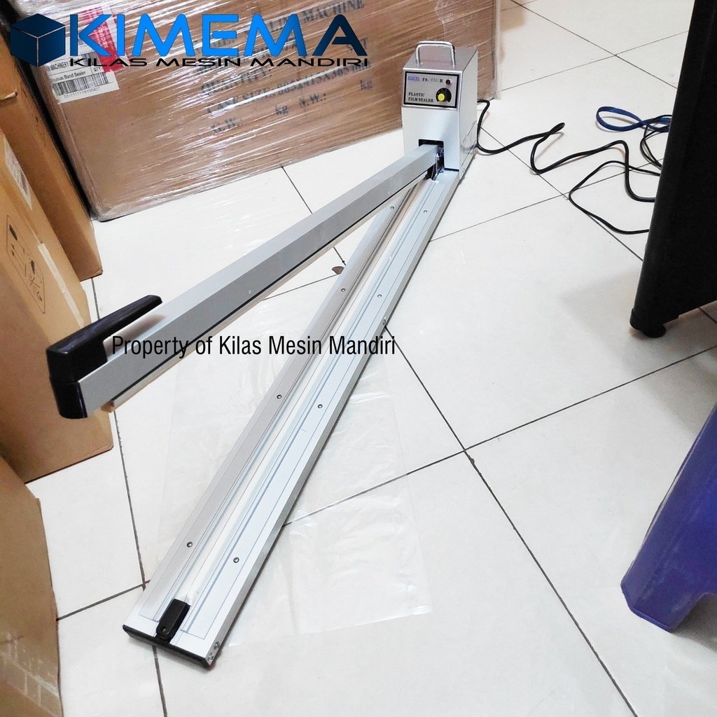 Hand Impulse Sealer Panjang Mesin Press Perekat Plastik Cocok untuk Laundry