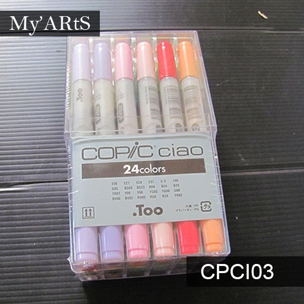 

Copic Ciao Marker Set 24 Warna Basic Dual Point Spidol Comic Manga Alcohol Alkohol Based 2 Mata