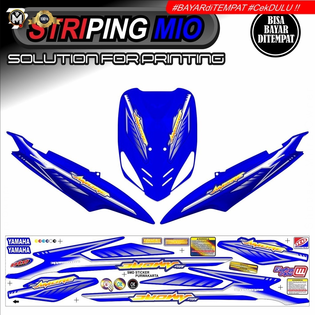 STRIPING VARIASI MIO AMORE / MIO SPORTY / MIO SMILE AMORE