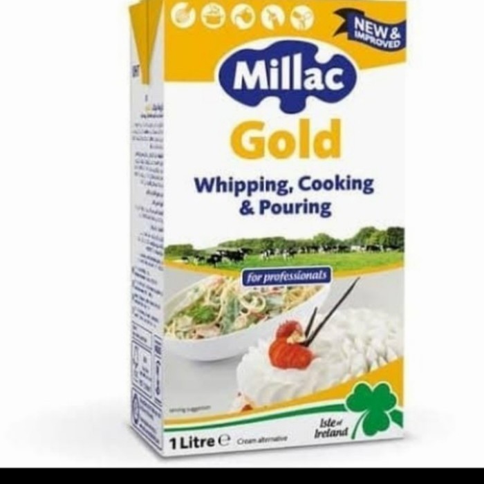 

millac gold whiping cream cooking pouring fresh 1ltr