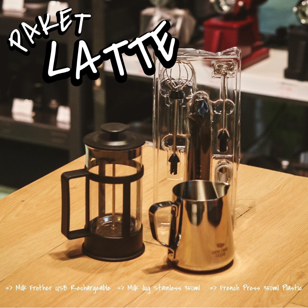 Paket Latte Art Manual Untuk Belajar Latte Di Rumah