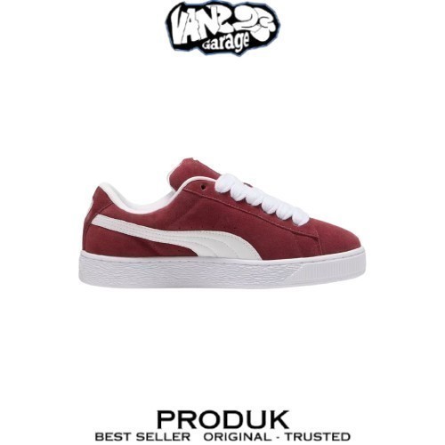 Sepatu Sneakers Puma Suede XL Burgundy 100% Original BNIB
