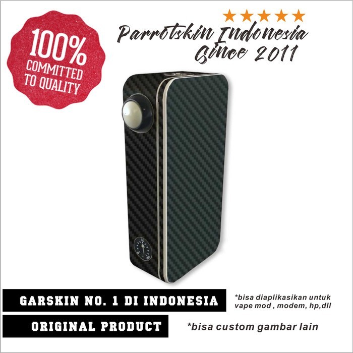 Hexohm v3 Garskin Skin Mod  Black carbon sticker