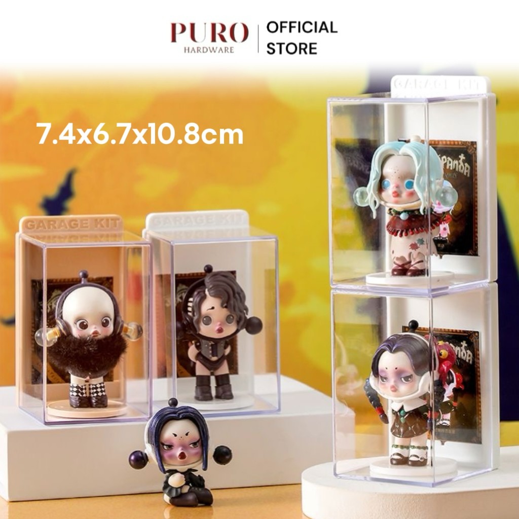 Mini Kotak Pajangan Display Figure Box Akrilik Kotak Buta Transparan Box Store Organizer