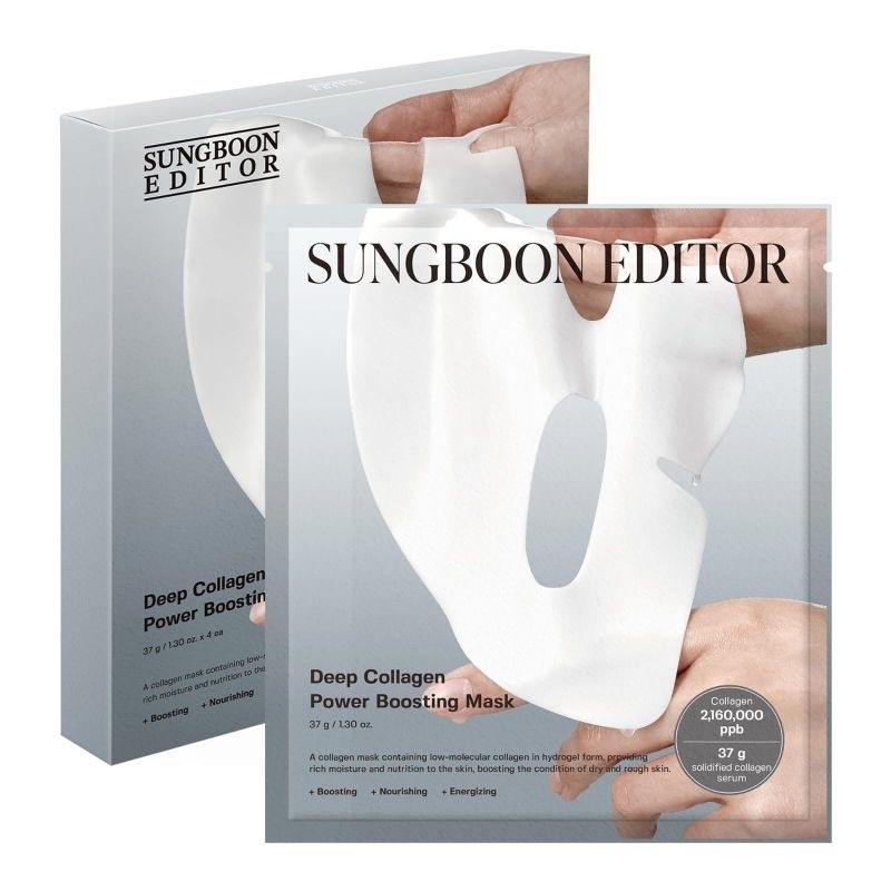 SUNGBOON EDITOR Deep Collagen Power Boosting Mask 37g | Sungboon Mask 1pcs