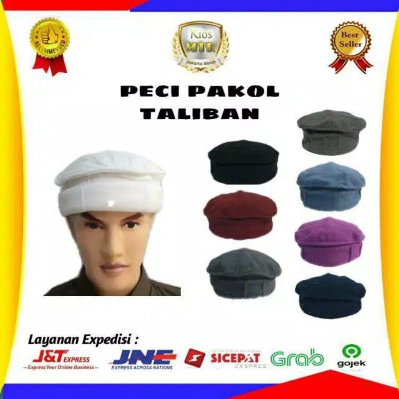 PECI KOPIAH SONGKOK PAKOL POLOS TALIBAN TAUHID HIJRAH JIHAD AFGHANISTAN ALL SIZE