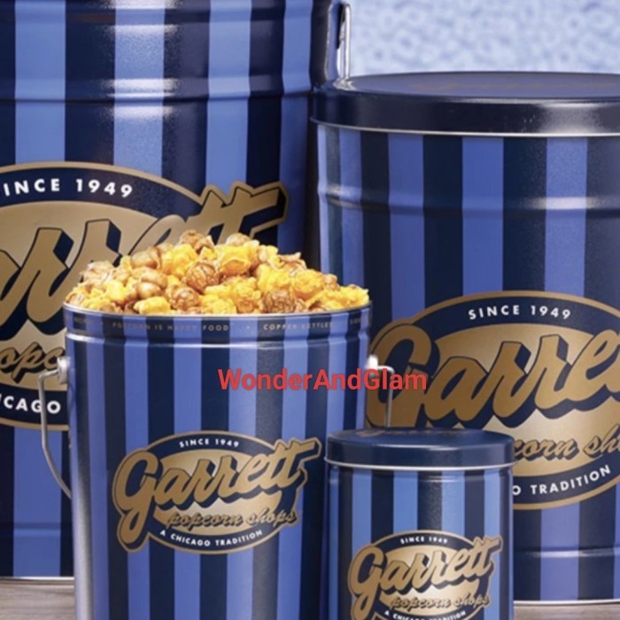 

READY STOCK!!! Popcorn Garrett Petite/Classic/Family Tin IMPORT HALAL - Chicago Mix, Petite