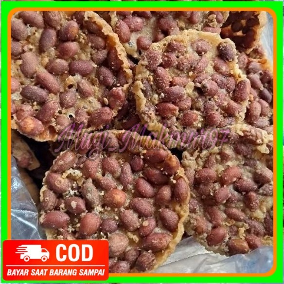 

peyek full kacang 1kilogram peyek kacang bulat