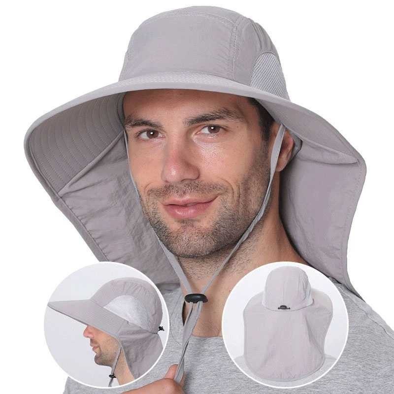 Rhodey - Topi Mancing Anti Panas Waterproof  / Topi Berkebun Anti Sinar Matahari / Topi Jepang Pelin