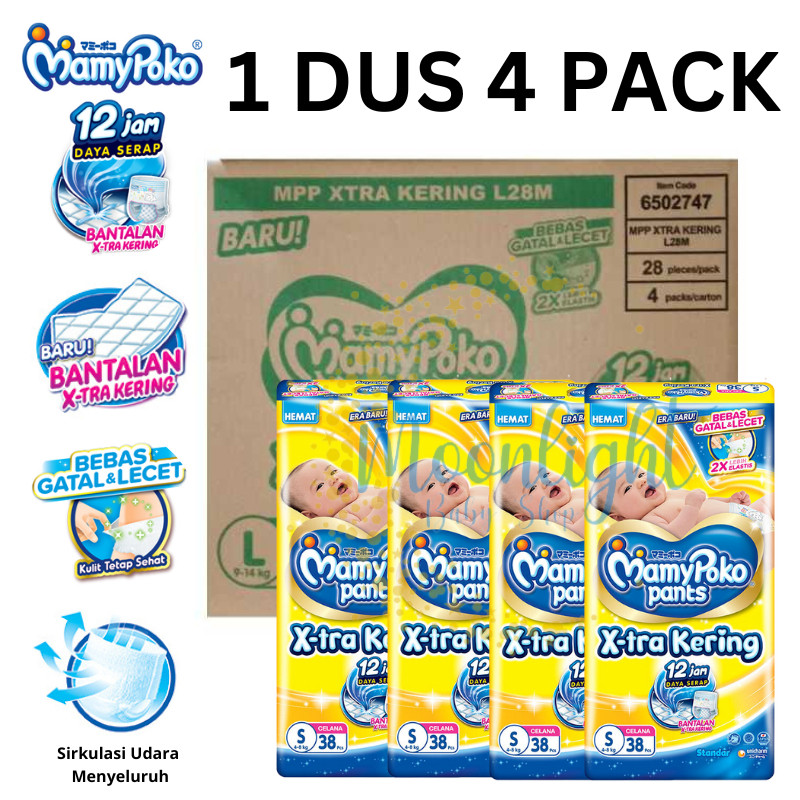 [1 DUS] Popok Bayi MAMYPOKO Pants Xtra Kering mamy poko