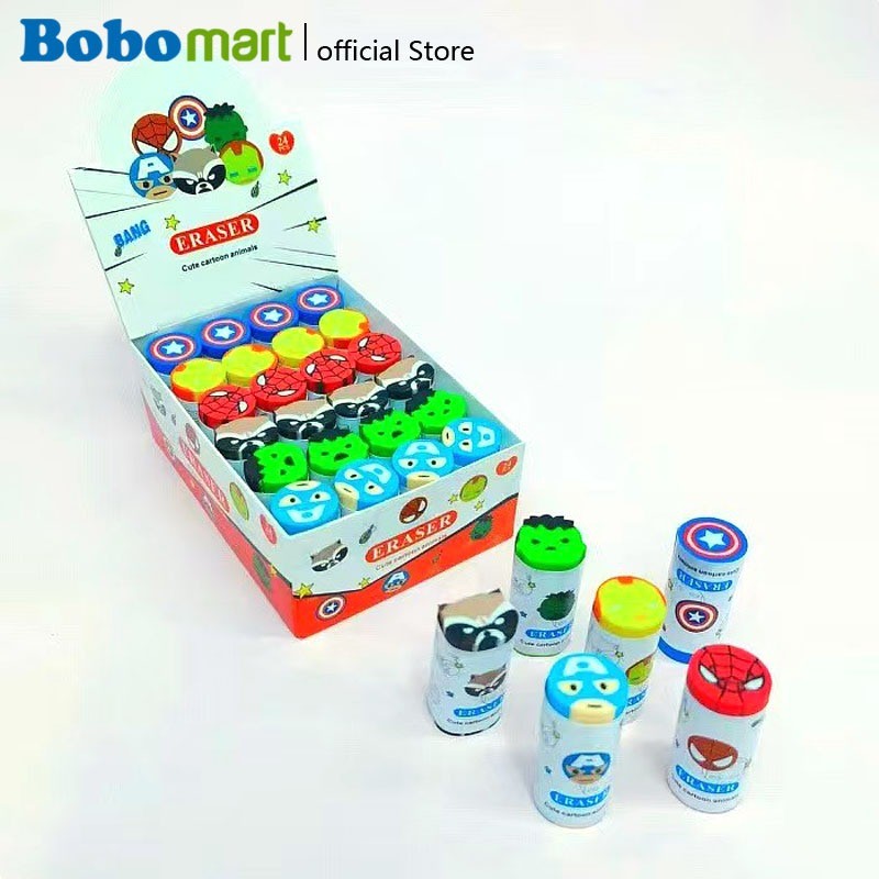 

BOBOMART Penghapus Eraser Marvel Super Hero ERMD-126 (Captain America, Ironman, Spiderman, DLL)