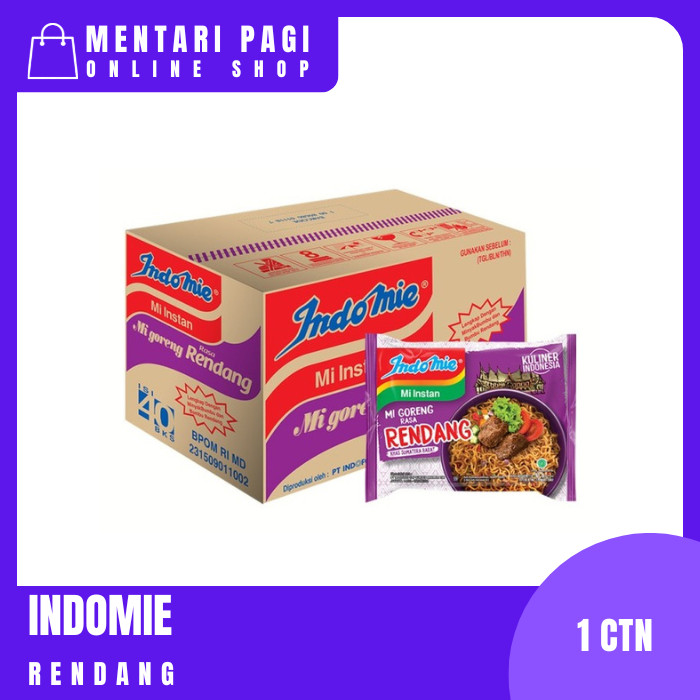 

Indomie Goreng Rendang - 1 Dus 40 Pcs