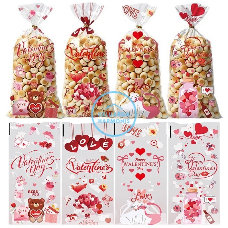 

KS Plastik Bungkus Kado Hampers Valentine isi 50 Bingkisan Snack Ulang Tahun Karakter Lucu Plastik Snack Ultah Anak Cowok Cewek Ulang Tahun Plastik Biskuit Permen