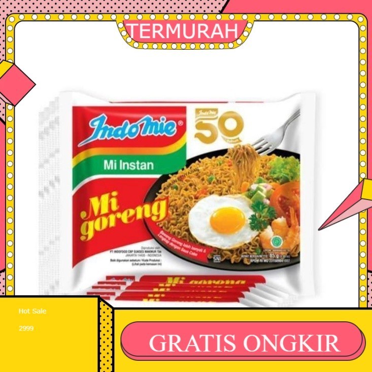 

INDOMIE GORENG SPECIAL MIE INSTAN 5 PCS