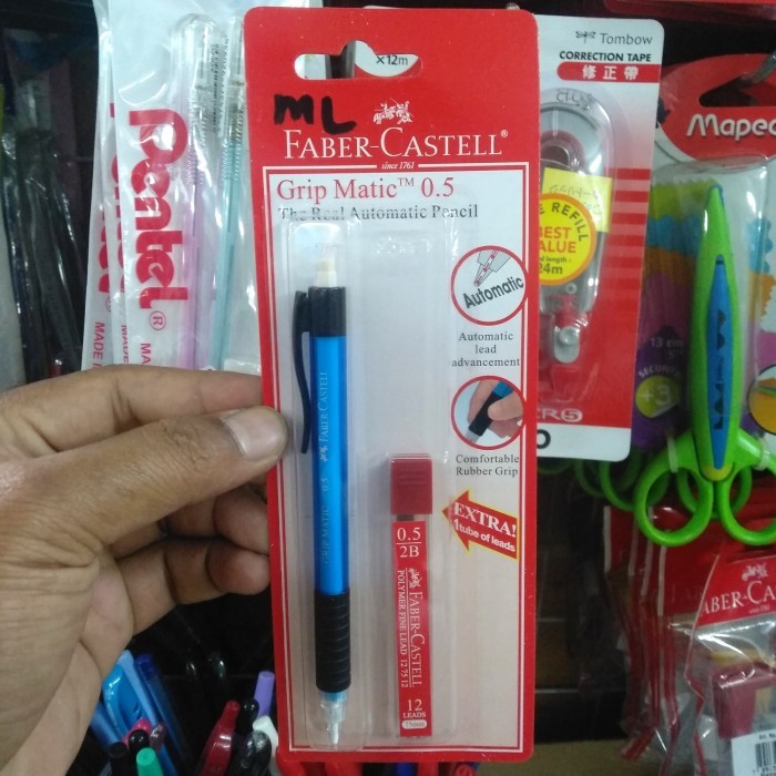 

Pensil mekanik + Reffil 0,5 faber castell
