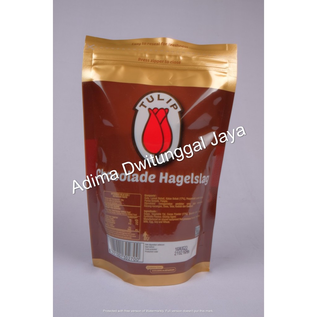 

Tulip Chocolade Hagelslag 500Gr / tulip coklat meses