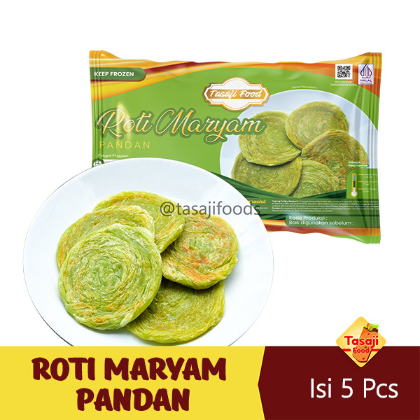 

Tasaji Roti Maryam Pandan Isi 5 pcs