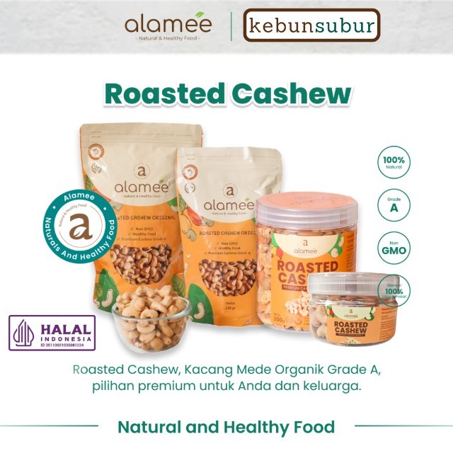 

ALAMEE Kacang Mede Panggang Mete Mente Roasted Cashew Organik Grade A Oven Matang kebunsubur Kebunsubur kebunsubur kebunsubur kebunsubur