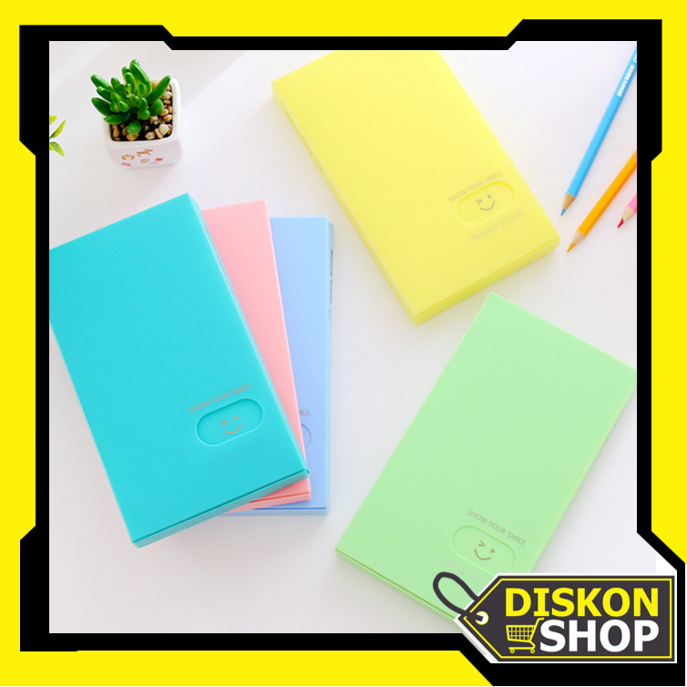 Diskon Shop - 6502 Album Foto Binder Lucu / Buku Penyimpanan Kartu Foto