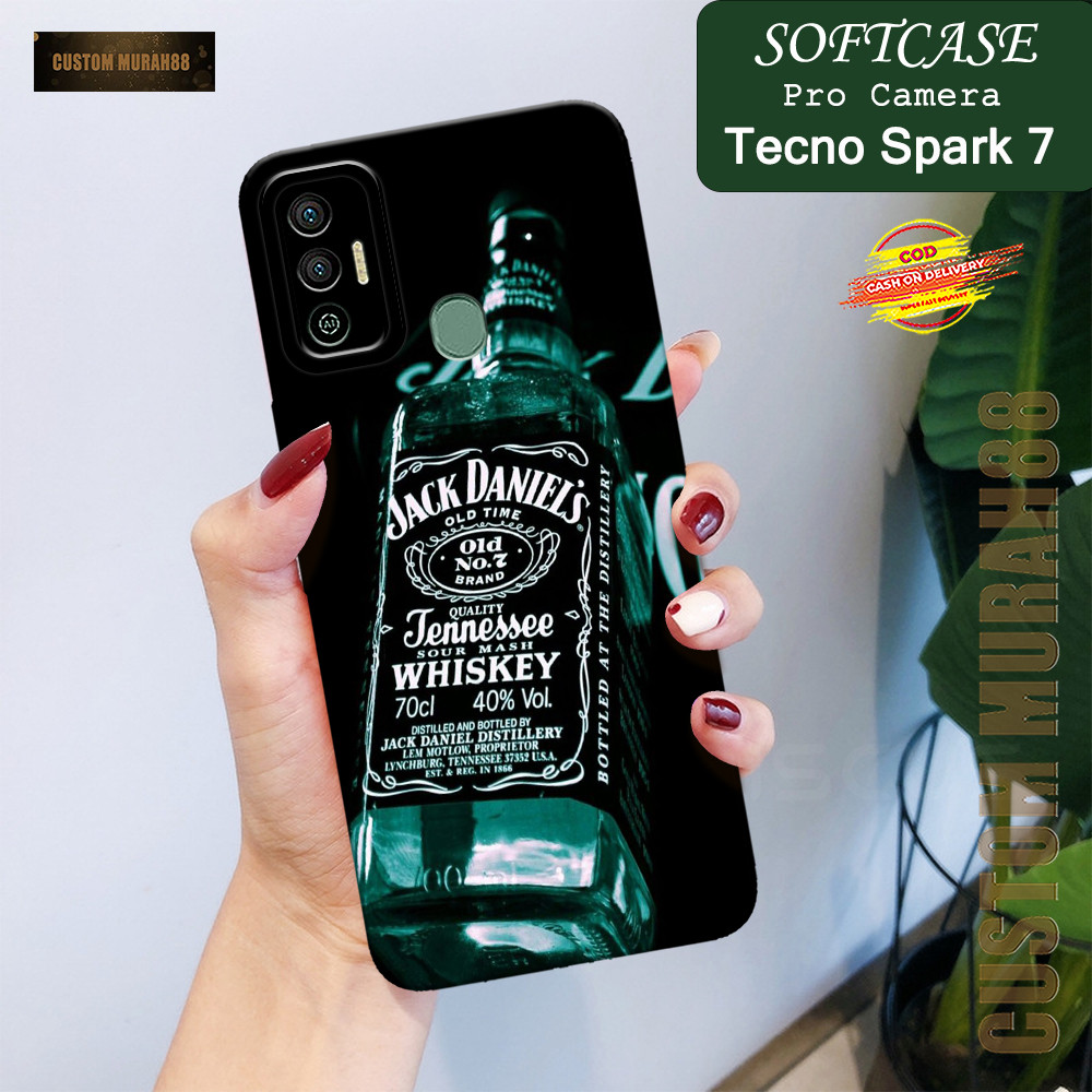 Case Tecno Spark 7 Terbaru - Fashion Case MINUMAN - Casing Hp Tecno Spark 7 - Softcase Pro Camera Te