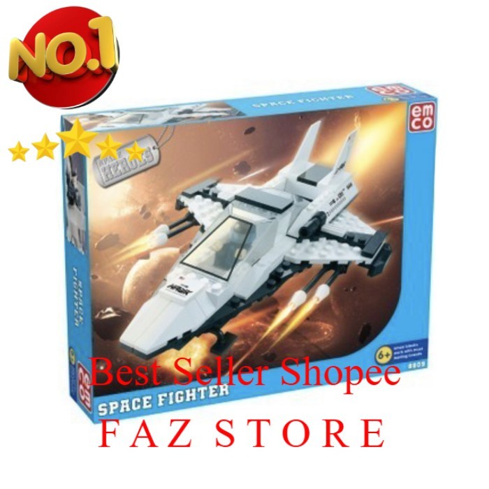 Emco Brix  Space Fighter 8809 Toy FAZ Store