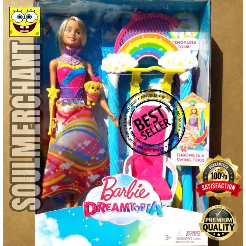 Barbie Dreamtopia Princess Swing Original Mattel