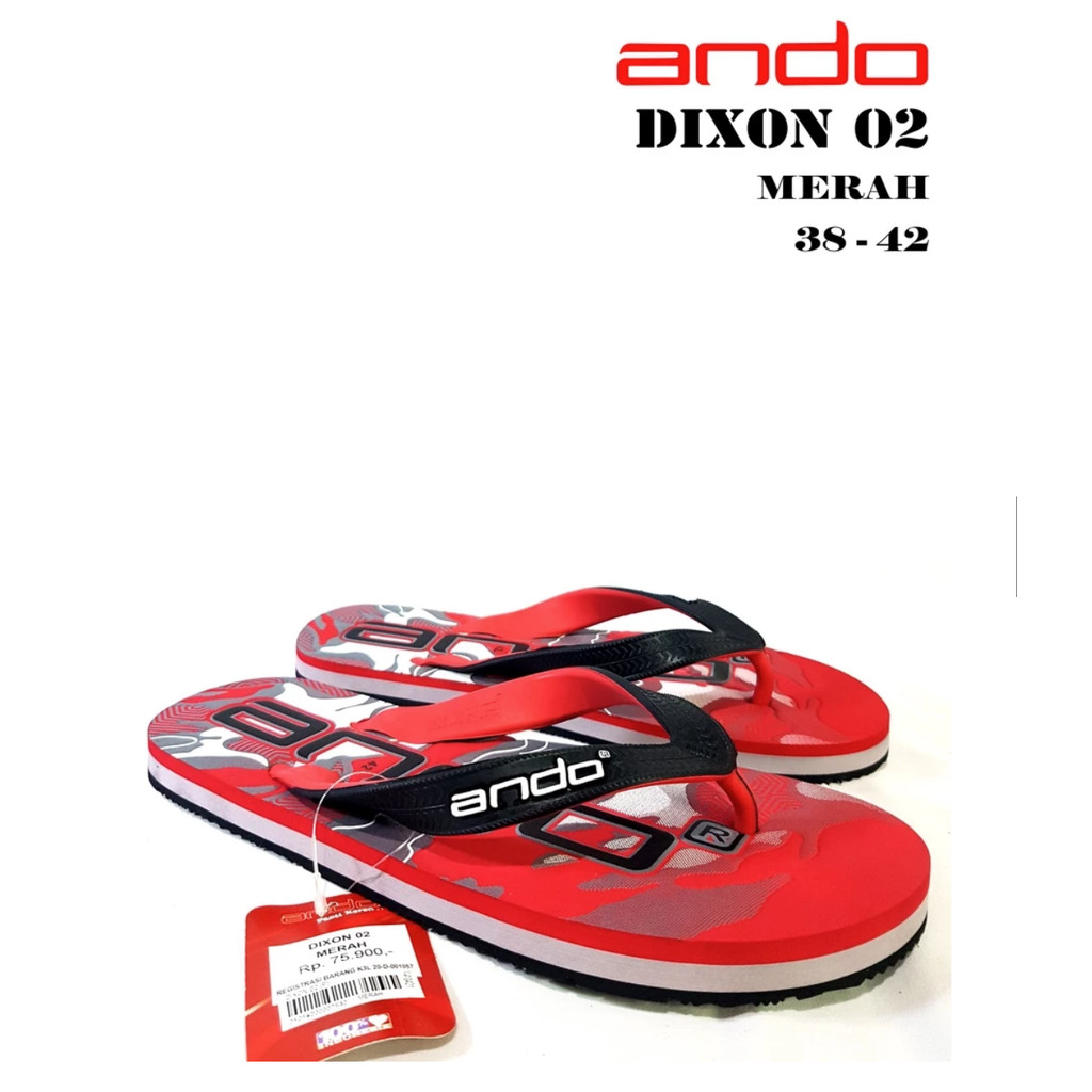 Ando Dixon 02 Sandal Pria Jepit